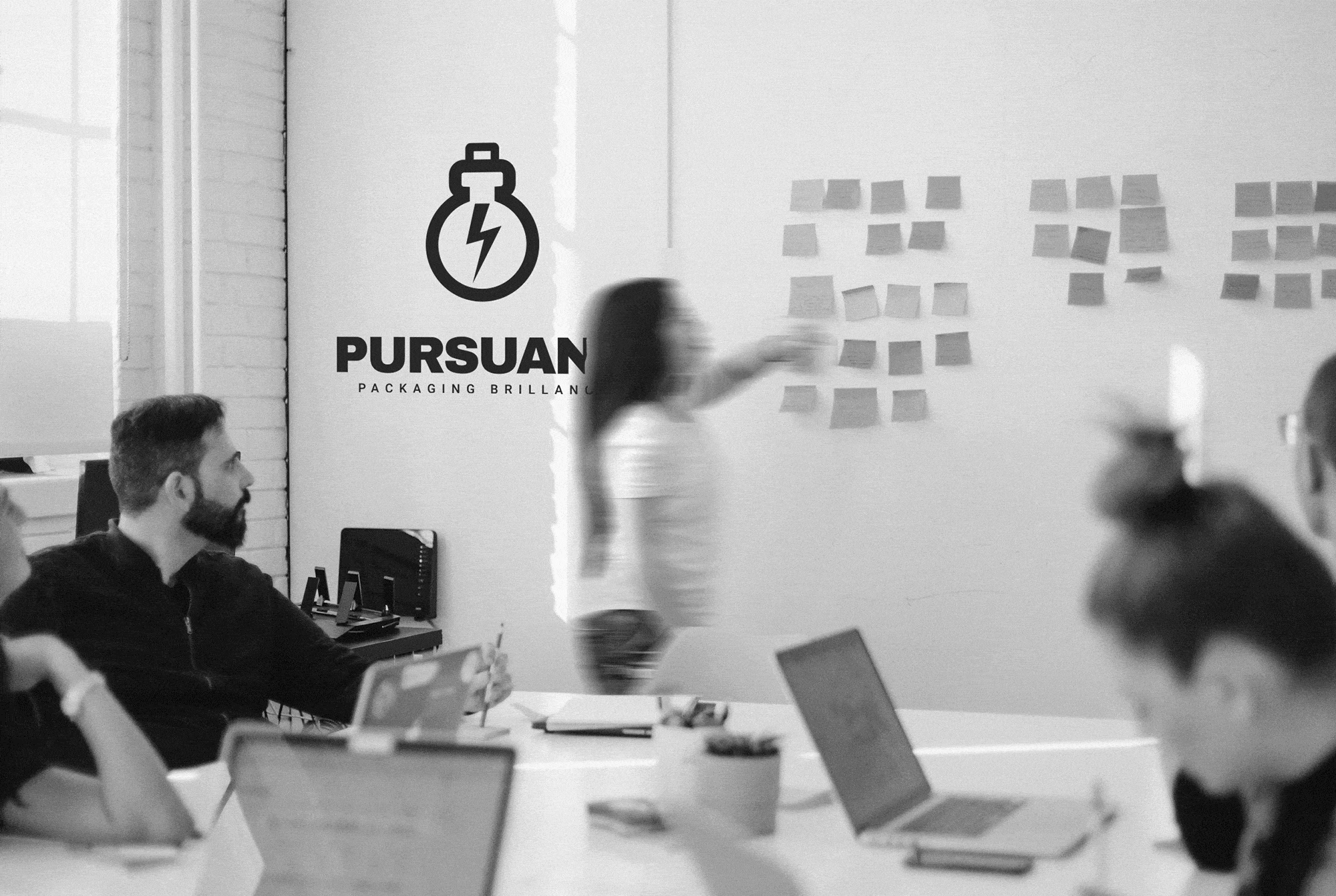 Pursuant Logo Mockups